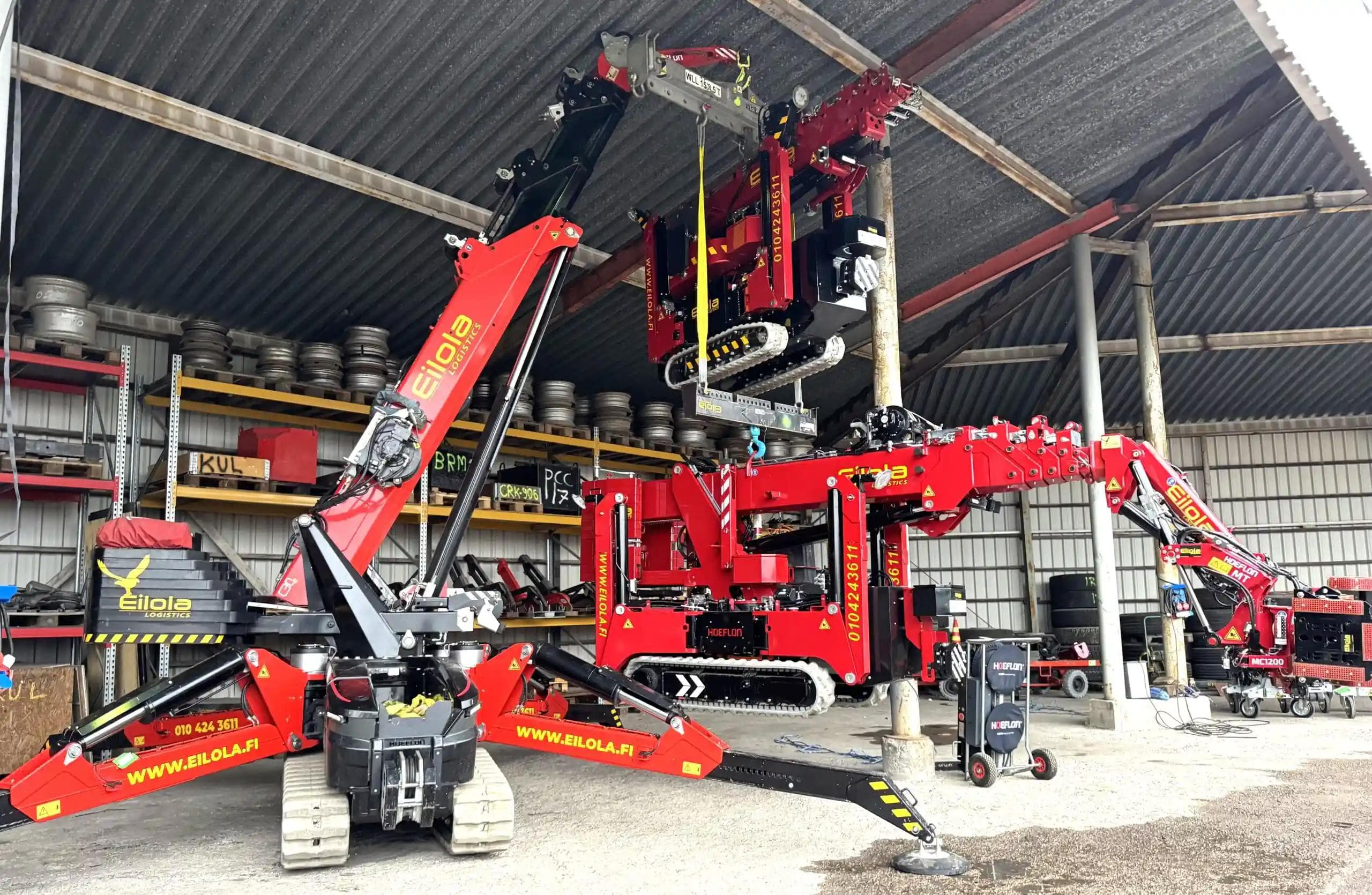 Eilolalla uutta ajatusmaailmaa - Hoeflonin sähkönosturit tuovat tehoa ja säästöjä - Konepörssi.com